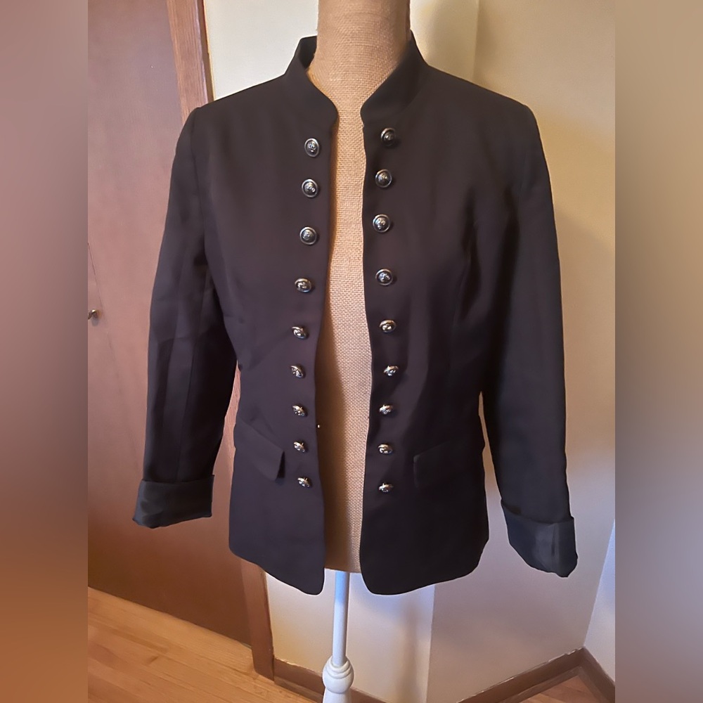 Black Military Blazer